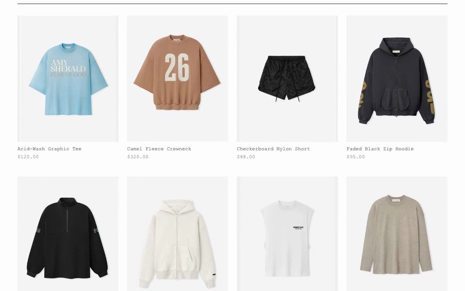 GRID demo store